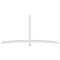 Ekena Millwork Bellingham Architectural Grade PVC Gable Bracket, 108"W x 54"H x 4"D x 4"F, 12/12 Pitch GBP108X54X0404BEL00 - alternate 4